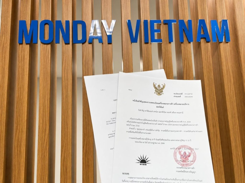 Văn bằng bảo hộ nhãn hiệu tại Thái Lan