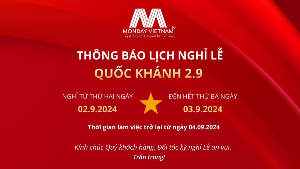 Nghỉ lễ Quốc khánh 2.9.2024 Monday VietNam