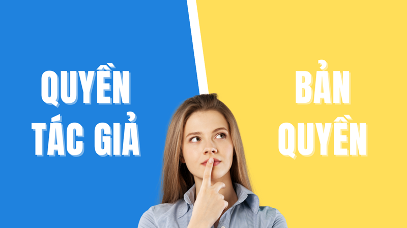 Điểm khác biệt chính giữa quyền tác giả và bản quyền