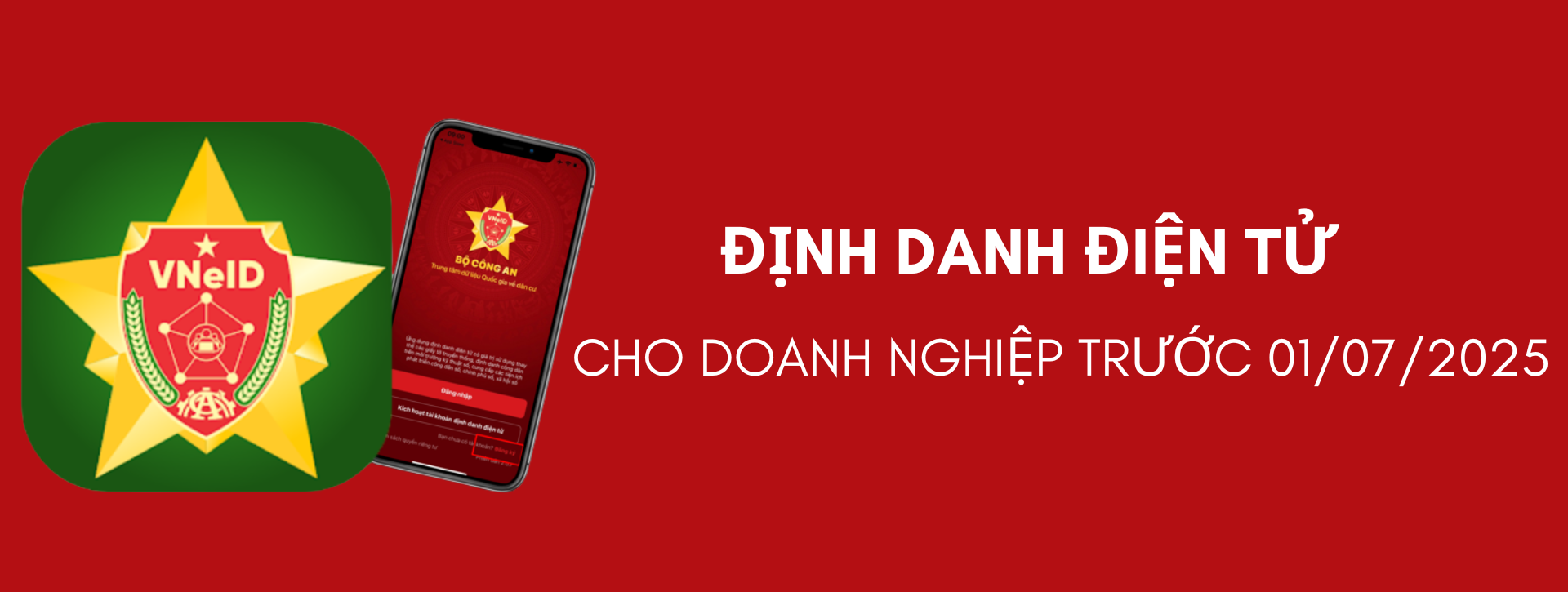 Đăng ký tài khoản định danh cho doanh nghiệp