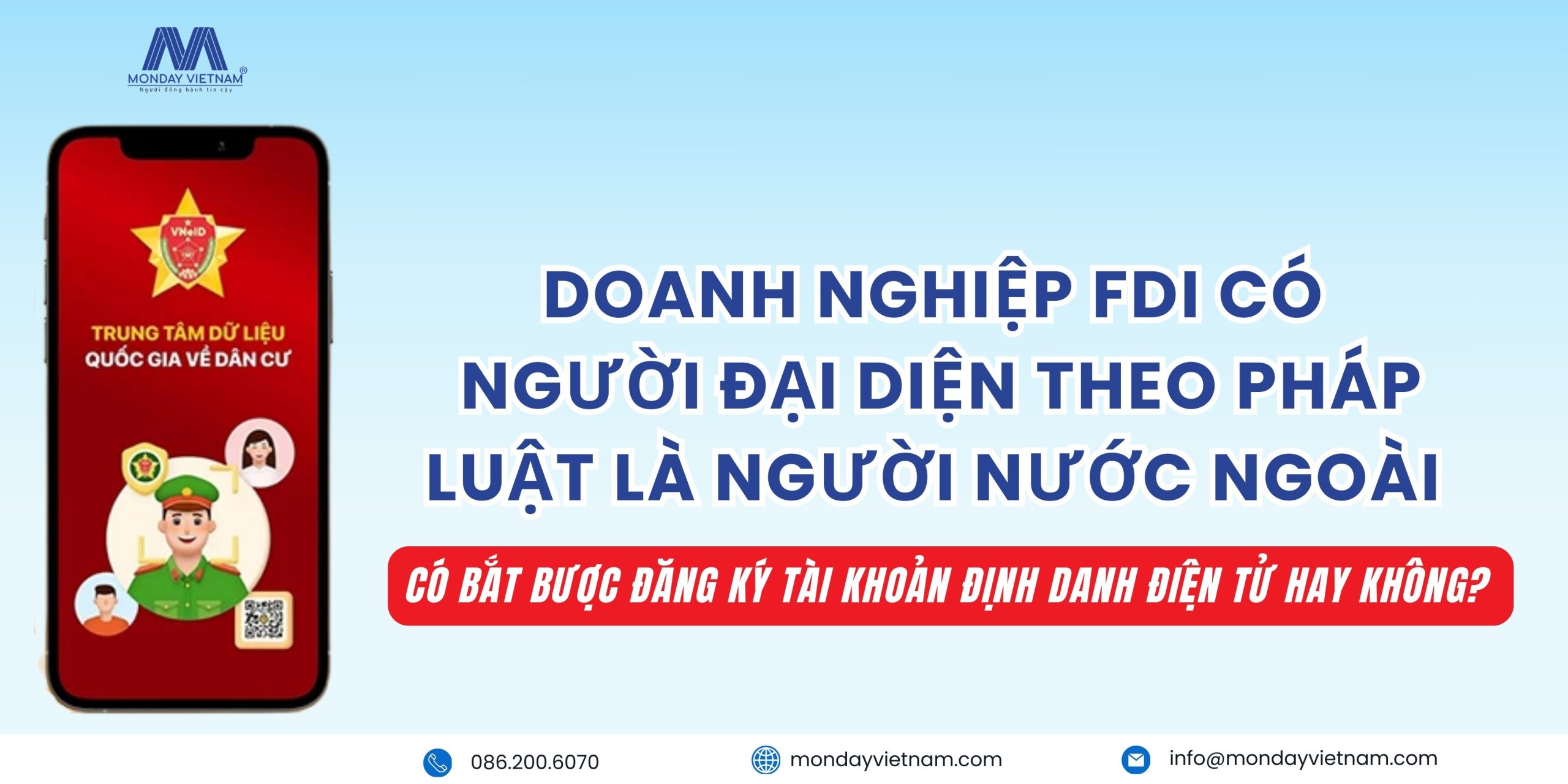 Định danh điện tử cho doanh nghiệp FDI