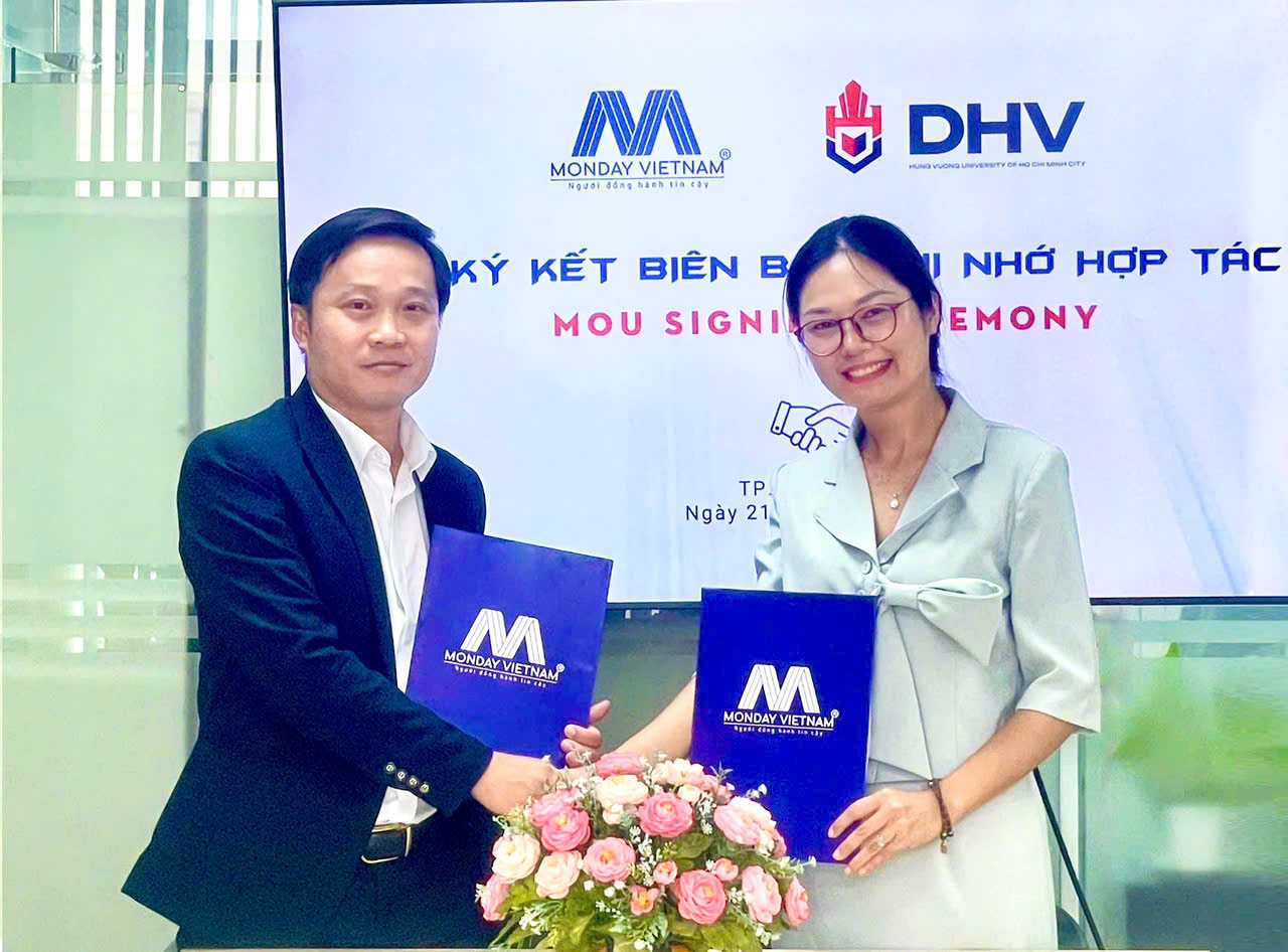 Ký kết hợp tác giữa Monday VietNam và Trường đại học Hùng Vương