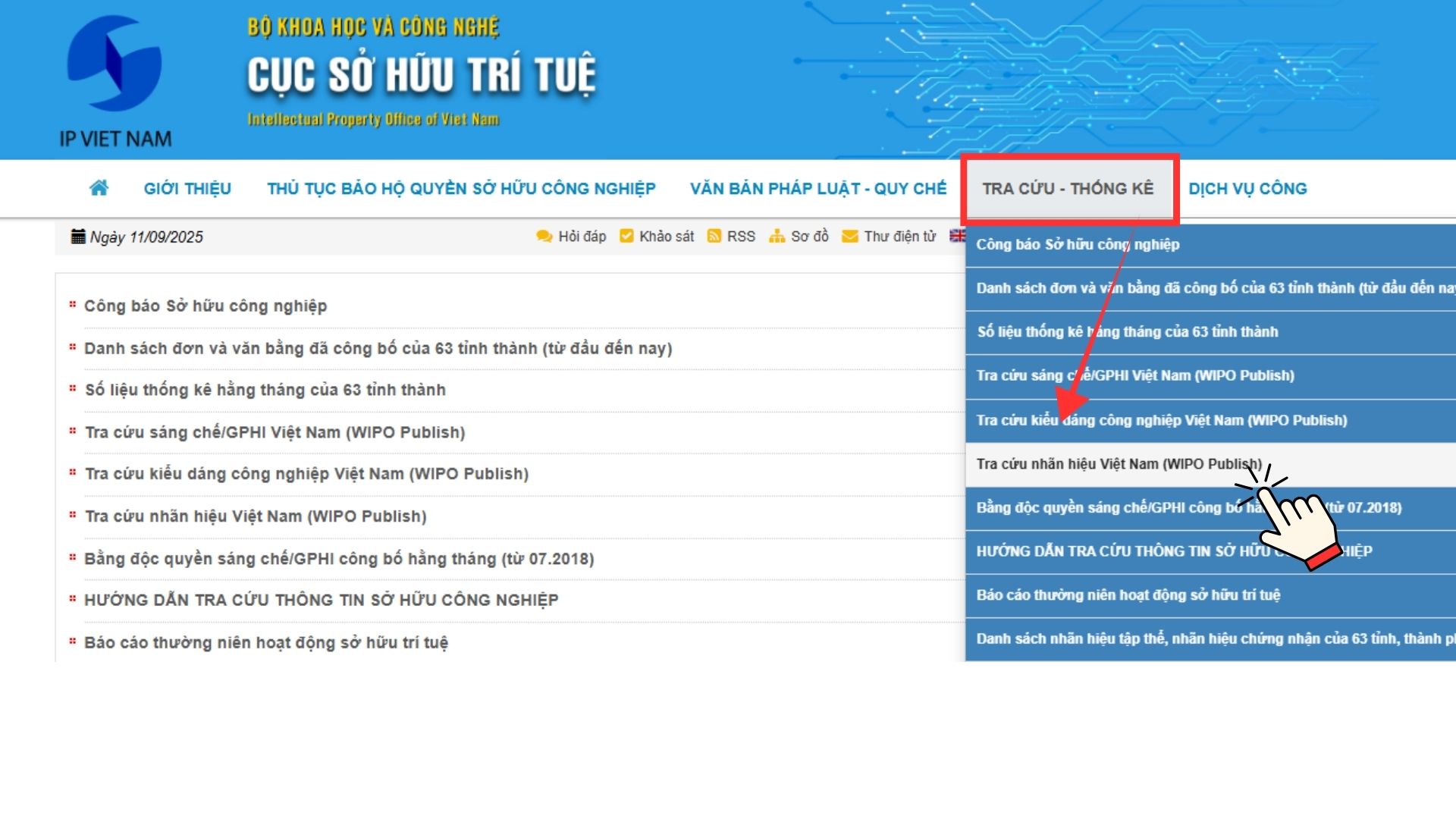 Cách tra cứu nhãn hiệu trực tuyến