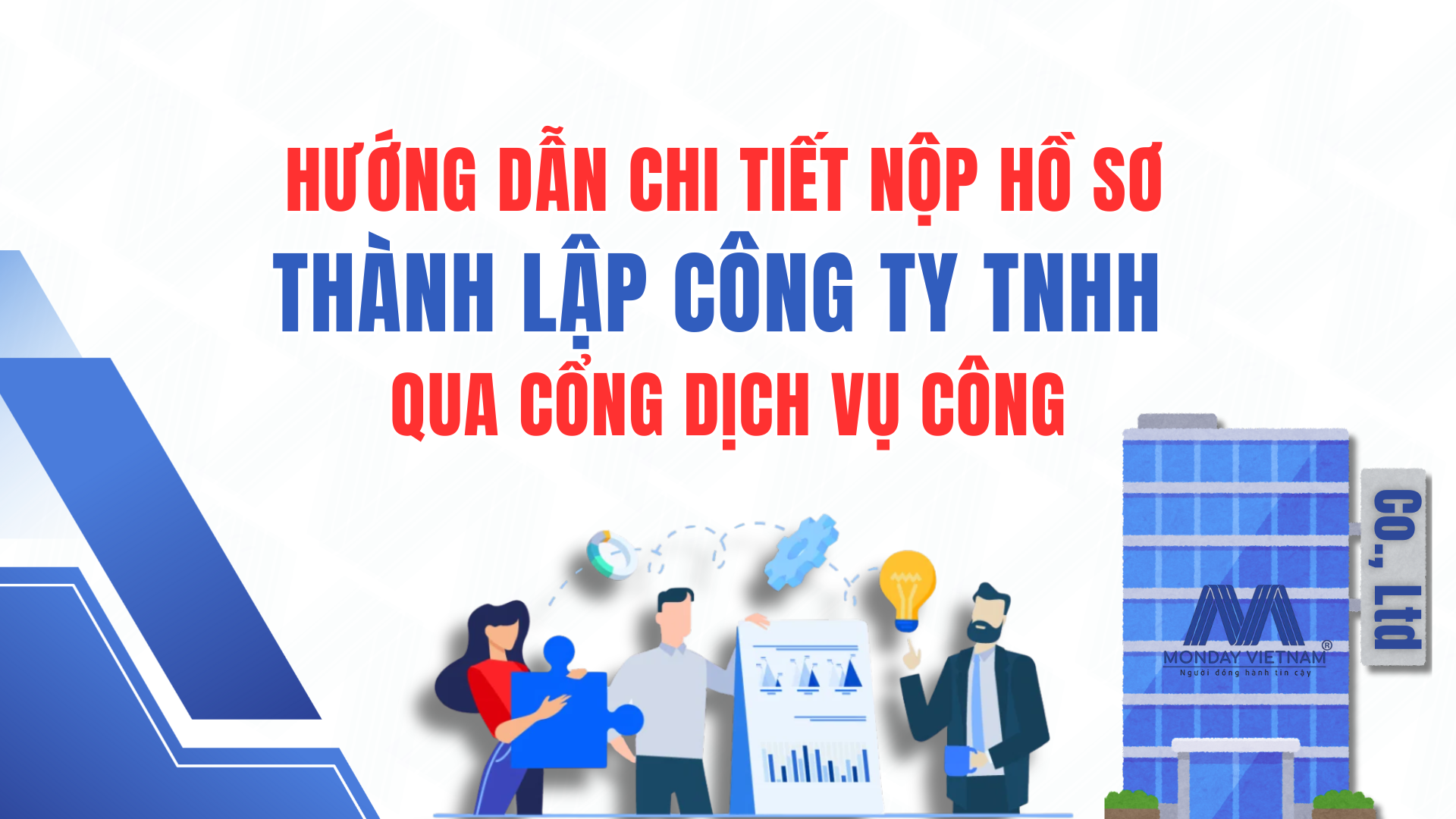 Hướng dẫn chi tiết nộp hồ sơ thành lập công ty TNHH qua cổng dịch vụ công