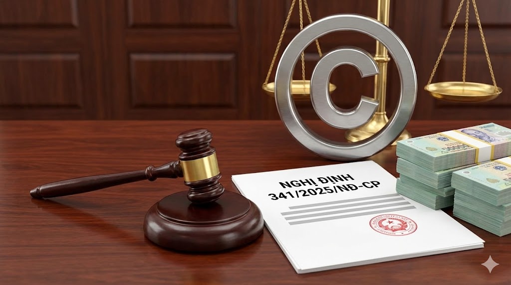 Nghị Định 341/2025/NĐ-CP - Vi Phạm Quyền Tác Giả, Có Thể Bị Phạt Đến 500 Triệu Đồng
