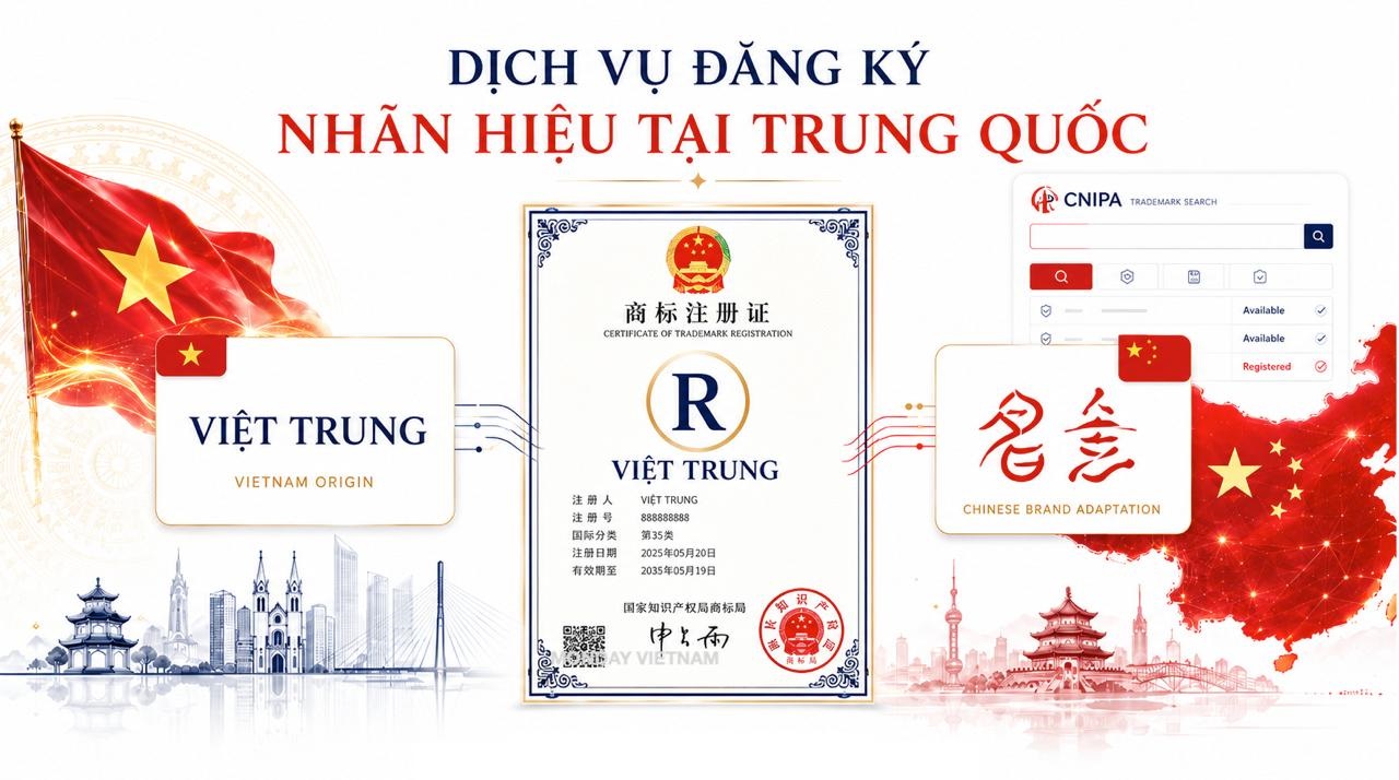 đăng ký nhãn hiệu tại Trung Quốc cho doanh nghiệp Việt Nam