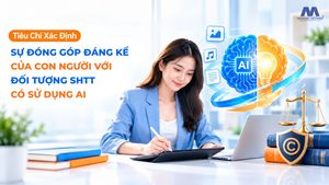 Tiêu Chí Xác Định Sự Đóng Góp Đáng Kể Của Con Người Với Đối Tượng Sở Hữu Trí Tuệ Có Sử Dụng AI
