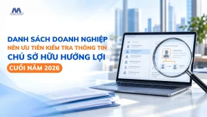 Danh Sách Doanh Nghiệp Nên Ưu Tiên Kiểm Tra Thông Tin Chủ Sở Hữu Hưởng Lợi Cuối Năm 2026